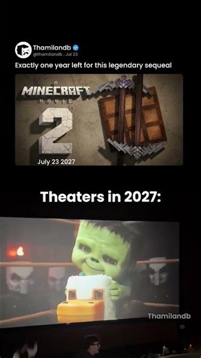 Minecraft 2 Movie is Gonna Peak 😭🥀