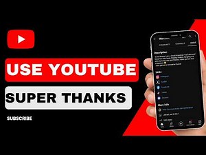 How to Use YouTube Super Thanks Feature 2026 !
