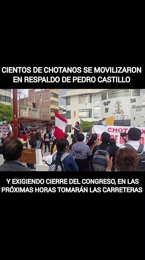 42K views · 440 reactions | EL PUEBLO DE CHOTA SE MOVILIZÓ EXIGIENDO...