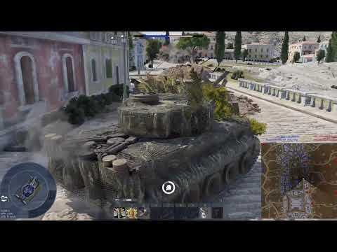 Gameplay WT Tiger OST BR 5.7, Town 13 GroundShaker