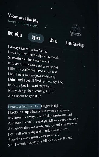 Explore the Lyrics of 'Woman Like Me' by Little Mix