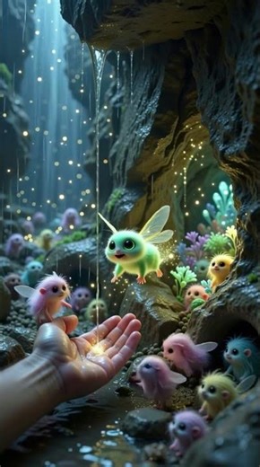 Tiny Magical Flying Mouse Found in a Hidden Cave