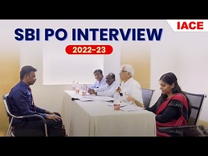SBI PO MOCK INTERVIEW in English | Bank PO Offline Mock Interview | Bank Interview Tips | IACE