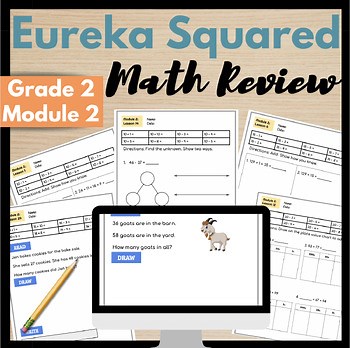 {Eureka} SQUARED Math Grade 2 Module 2 Review Packet Back to School