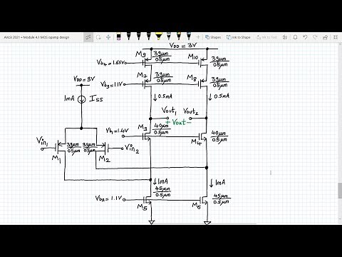 Analog VLSI Design Lecture 41.1: Design of Folded Cascode opamp