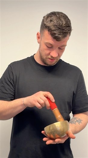 Playing Singing Bowl for the First Time