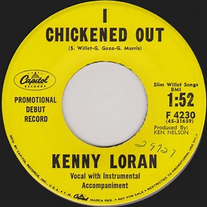 Kenny Loran - I Chickened Out / Stop Me