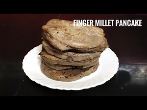 Pancake recipe II Finger millet pancakes