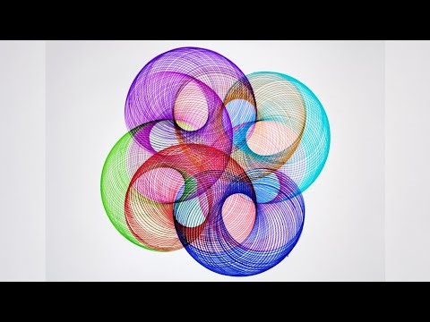 Geometrical Pattern Using Circles || Circular Geometry || Geometric Design Drawing ||