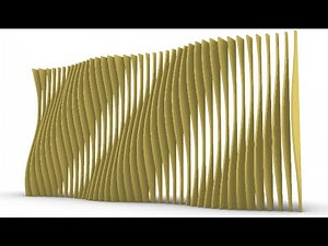 Wavy Fins on Facade Design