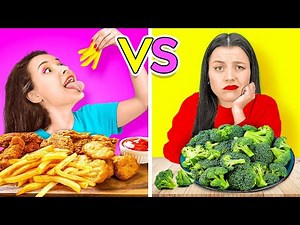 TYPES OF STUDENTS AT SCHOOL || Students at The School Lunch! The Types of Eaters by 123 GO!Genius