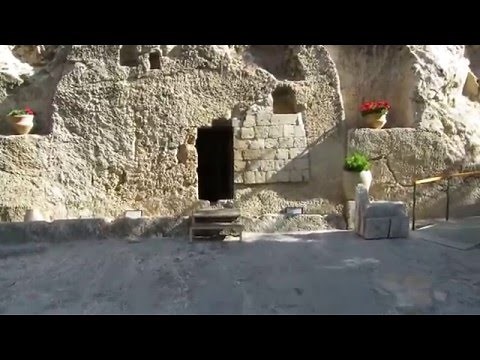 A tour inside the burial site of Jesus Christ, the Garden Tomb Jerusalem