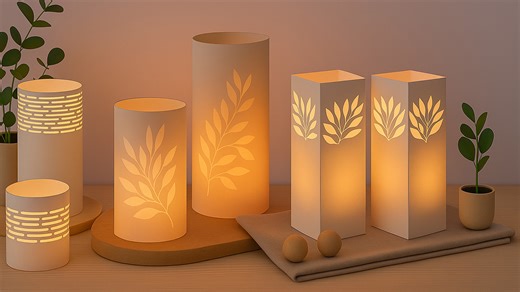 DIY Fancy Paper Lanterns for Christmas and Diwali