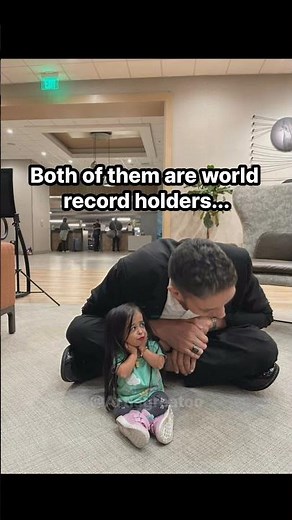 World's Tallest Man Met The World's Shortest Woman #stories #facts