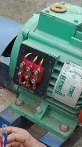 Star delta connection three phase moter