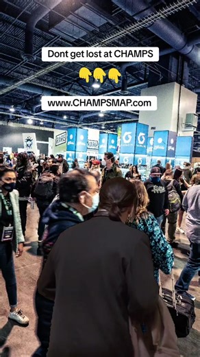 Don't waste time being lost on the show floor. Visit www.CHAMPSMap.com and plan out your days in advance! #CHAMPSTradeShows