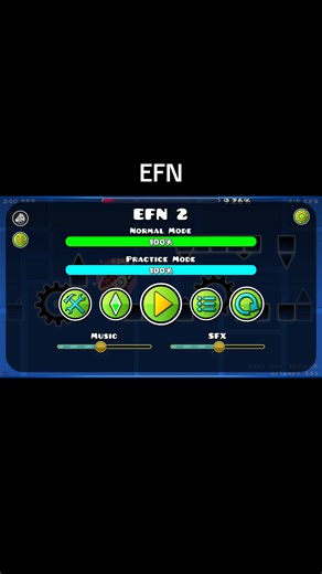 Exploring Geometry Dash Levels with EFN
