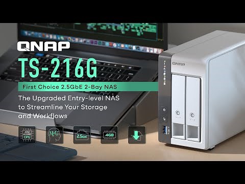 TS-216G: The upgraded entry-level 2.5GbE NAS to streamline your storage and workflows