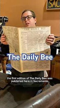 Discussing Sacramento’s longest running newspaper, The Bee, first published on February 3, 1857