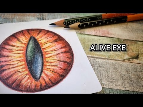 Colored Pencil Eye Drawing That Feels Alive