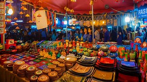 Exploring Hanoi’s colorful night market scene