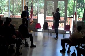 Victor Marx demonstrates the world's fastest gun disarm.