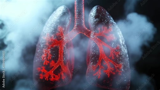 This educational exploration reveals the harmful effects of smoking on lung health, highlighting the visual and functional changes that occur over time in the respiratory system
