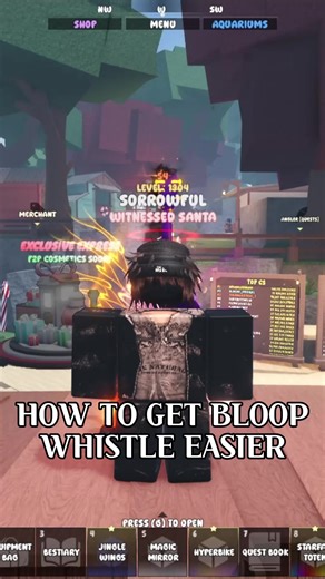 those are the only 2 ways of getting bloop whistles!! #FISCH #UPDATE #robloxgame #robloxfyp #robloxtiktok