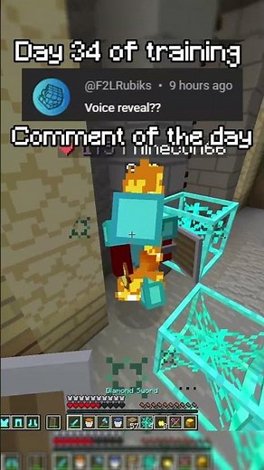 Day 34 of TRAINING in Minecraft PvP #shots #shortsviral #nostalgia