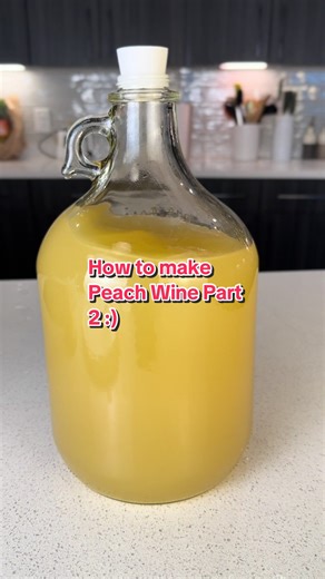 Love sharing my wine recipes with y’all! This is part two of making peach wine and in my opinion this part of the process is the easiest and most low maintenance. I am so excited for this peach wine and hope it tastes good. *Ensure you are 21 years of age or older before participating in this activity. #easyrecipe #recipes #recipe #homebrewing #homebrew #peaches