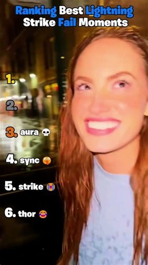 Ranking Best Lightning Strike Fail Moments