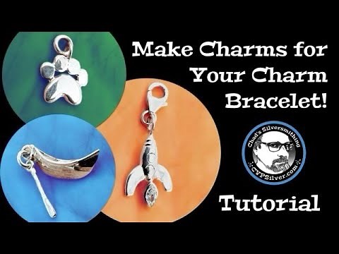Making Charms for a Charm Bracelet: A Silversmithing Tutorial