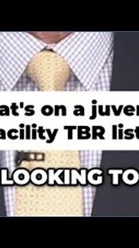 What's on an Oregon juvenile facility's TBR list?