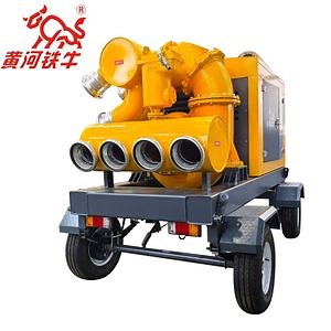 [Hot Item] Factory Direct Sales Trailer Type Diesel Generator Cast Iron Flood Control Water Pump