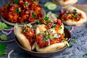 Korean Chicken Bao