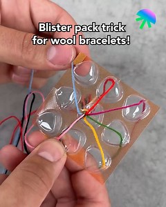 53K views · 45 reactions | Blister pack trick for wool bracelets | The Beautiful Game | Facebook