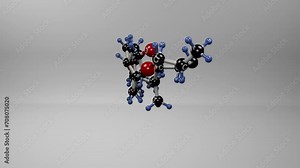 Diosgenin molecule. Molecular structure of nitogenin, a phytosteroid used to synthesize progesterone, testosterone, cortisone and cortisol