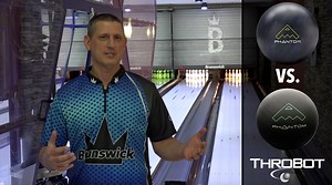 The question was asked recently regarding our Vintage Phantom and why it wasn't Urethane like the original. The Vintage Phantom was designed to offer the same control and utility on today's lane conditions with its low RG and low differential symmetrical core and updated Savvy Hook solid coverstock. Here's Bill Orlikowski and ThroBot to give you an overview of what average bowlers will typically see using Urethane vs. Reactive. Leave your comments below if there's something you'd like to see rev
