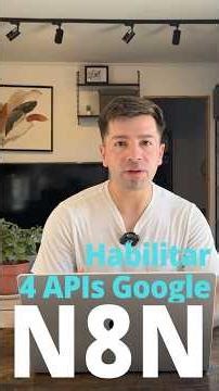 Habilitar 4 APIs Google para n8n en 1 minuto (Drive, Sheets, Calendar, Tasks)
