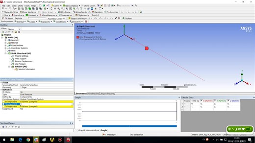 ANSYS16.0-WorkBench基础教程 梁 均布载荷 静力