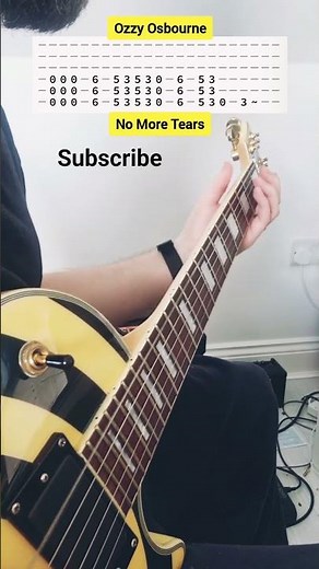 Ozzy Osbourne No More Tears but each time the pinch harmonic gets Wylder #guitar #zakkwylde #irish