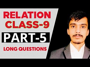 Optional math class 9 || Relation and function part-5