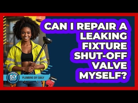 Can I Repair A Leaking Fixture Shut-Off Valve Myself?