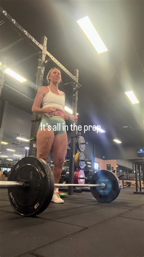 Prep is a habit too. Do the unsexy stuff → earn the strong stuff. #habitsnothype #strongisaseason #prepworkpaysoff #trainwithintention #mumwholifts