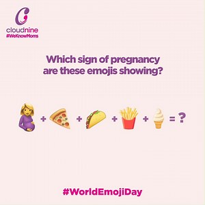 Emojis have made it easier to express how we feel. That’s why, this World Emoji Day, we are showing you expressions of pregnancy using emojis. Tell us in the comments what they are and if you experienced them in your maternity journey. Happy #WorldEmojiDay #WeKnowMoms #oncloudnine #emoji #emojiday #pregnancy #songchallenge #mothercare #babycare | Cloudnine Hospital