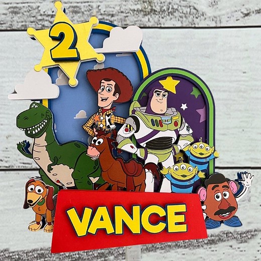 Toy Story Cake Topper | Toy Story Inspired Party | Toy Story Themed Birthday | Toy Story Cake | Buzz Cake Topper | Woody Cake Topper - Etsy Australia