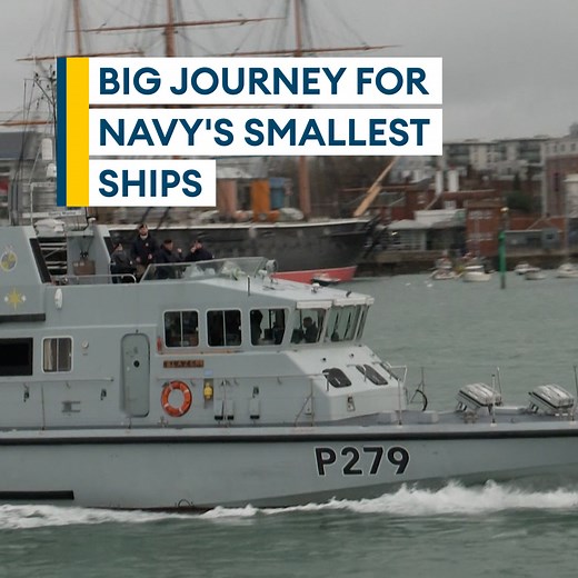 60K views · 671 reactions | Go onboard the Royal Navy's smallest ship ⚓ For weeks at a time, a crew of five must live on board and tackle potential rough seas in the small but mighty P2000s  | Forces News | Facebook