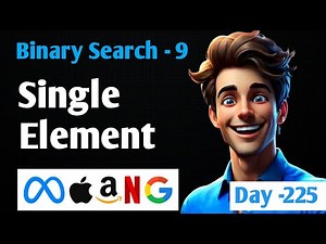 Single Element in Sorted Array | Binary Search | Striver's A-Z DSA