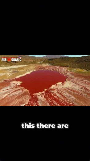 A real blood-red lake on Earth 😨 #dailyshorts #facts