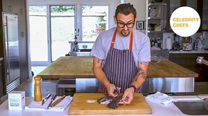 Time to get your hands dirty with a fresh fish cooked whole and topped with a rich combination of brown butter and chanterelles! Watch Chris Cosentino’s tips for cooking an elegant Petrale sole — it’s perfect for date night. Get the whole recipe here: http://bit.ly/2MEO8l0 | KQED